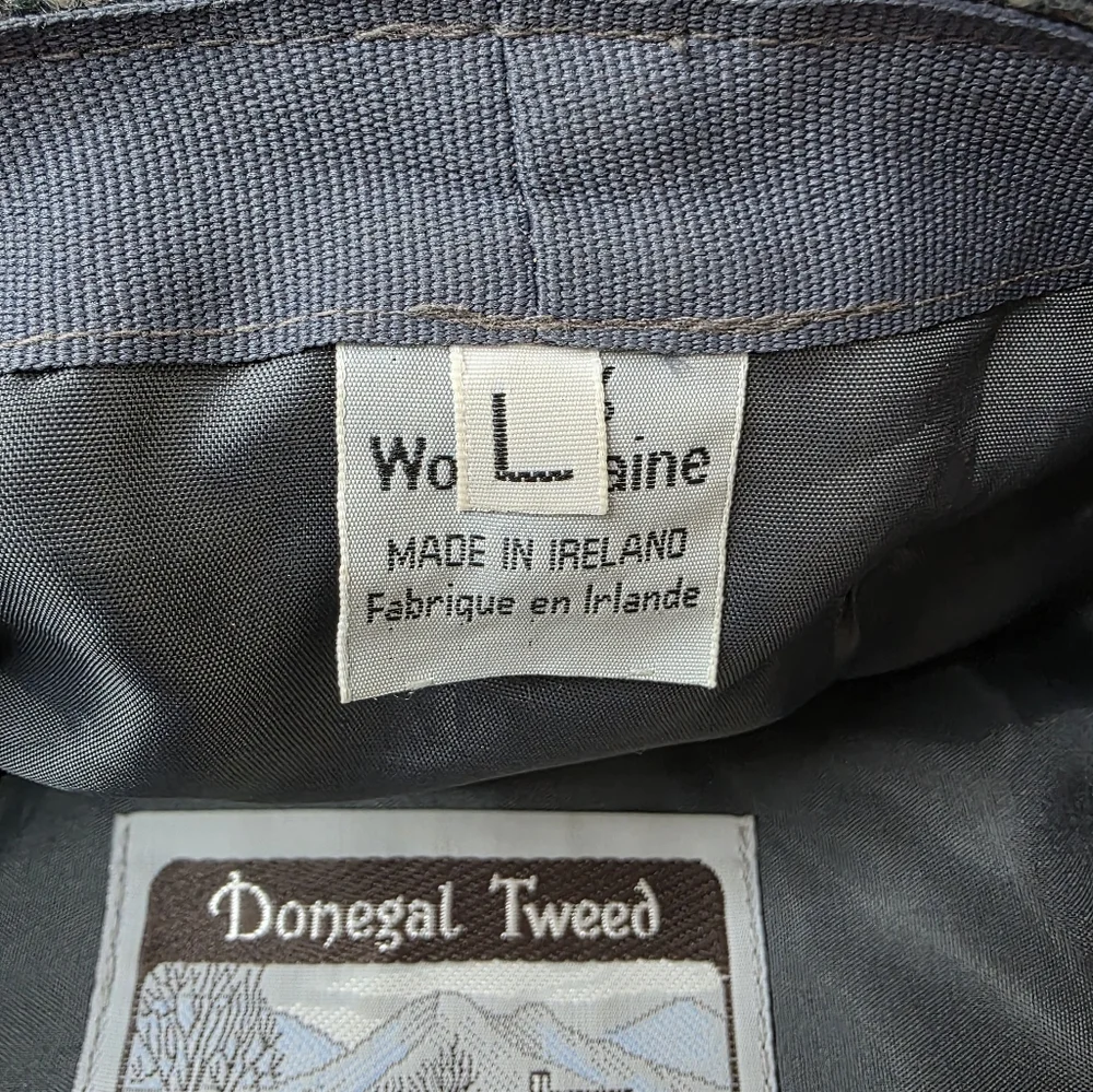 JONATHAN RICHARD Donagel Tweed Woven Cap Large. Vintage - Picture 8 of 12